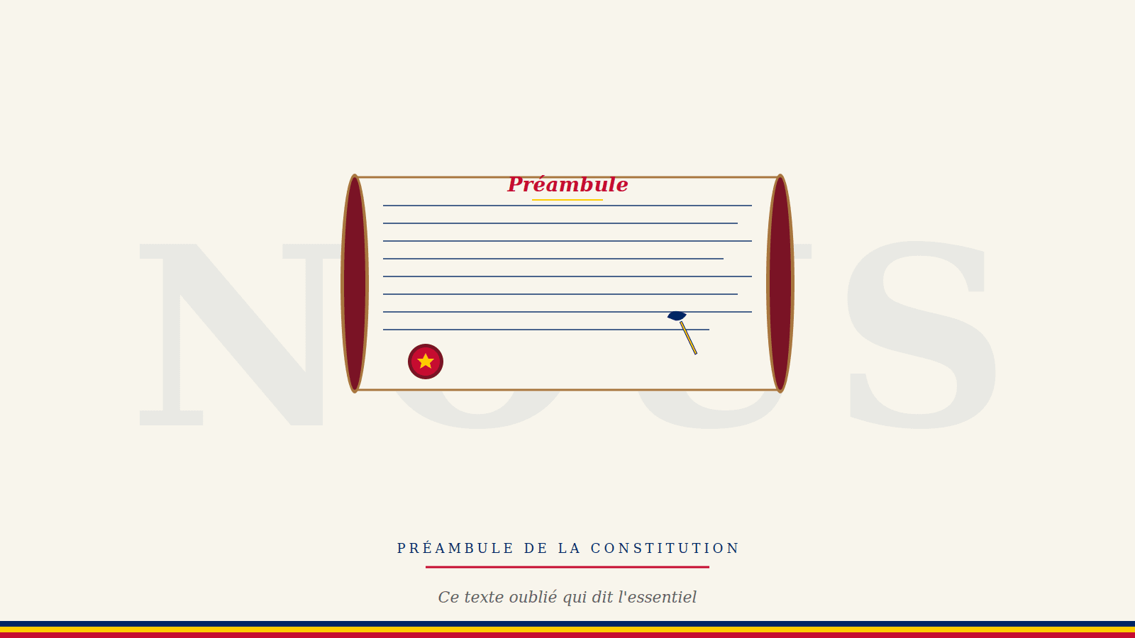 Le préambule de la Constitution tchadienne : ce texte oublié qui dit l'essentiel